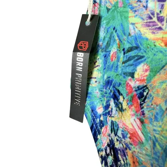 Born Primitive Tropics Floral 4 Way Stretch Athletic Bikini Bottoms Size Small - Picture 7 of 10
